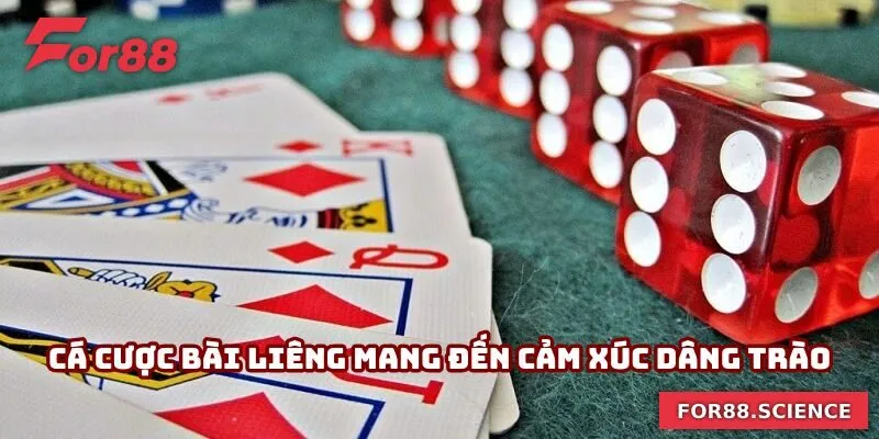 Cá cược bài liêng mang đến cảm xúc dâng trào